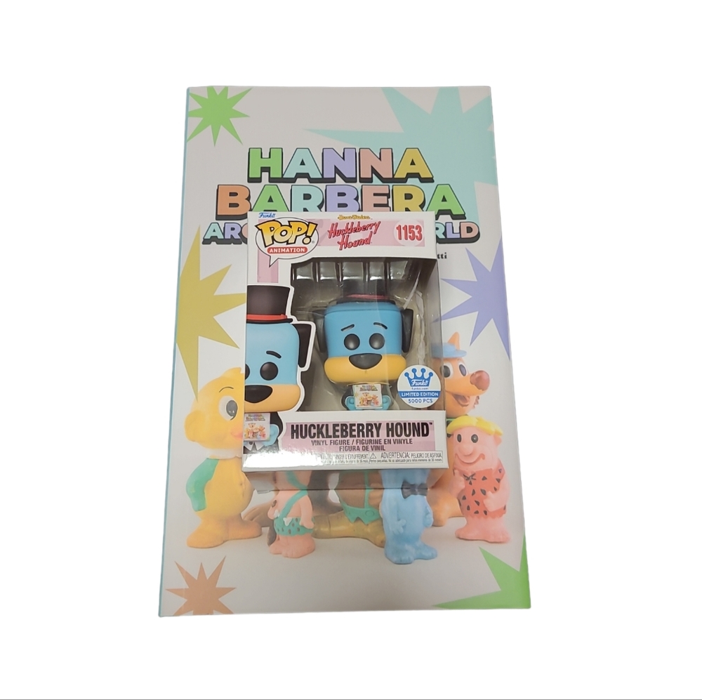 HANNA-BARBERA AROUND THE WORLD BOOK AND HUCKLEBERRY HOUND POP! LTM 5000